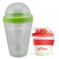 BPA Free Vegetable And Fruit Plastic Salad Shaker Cup